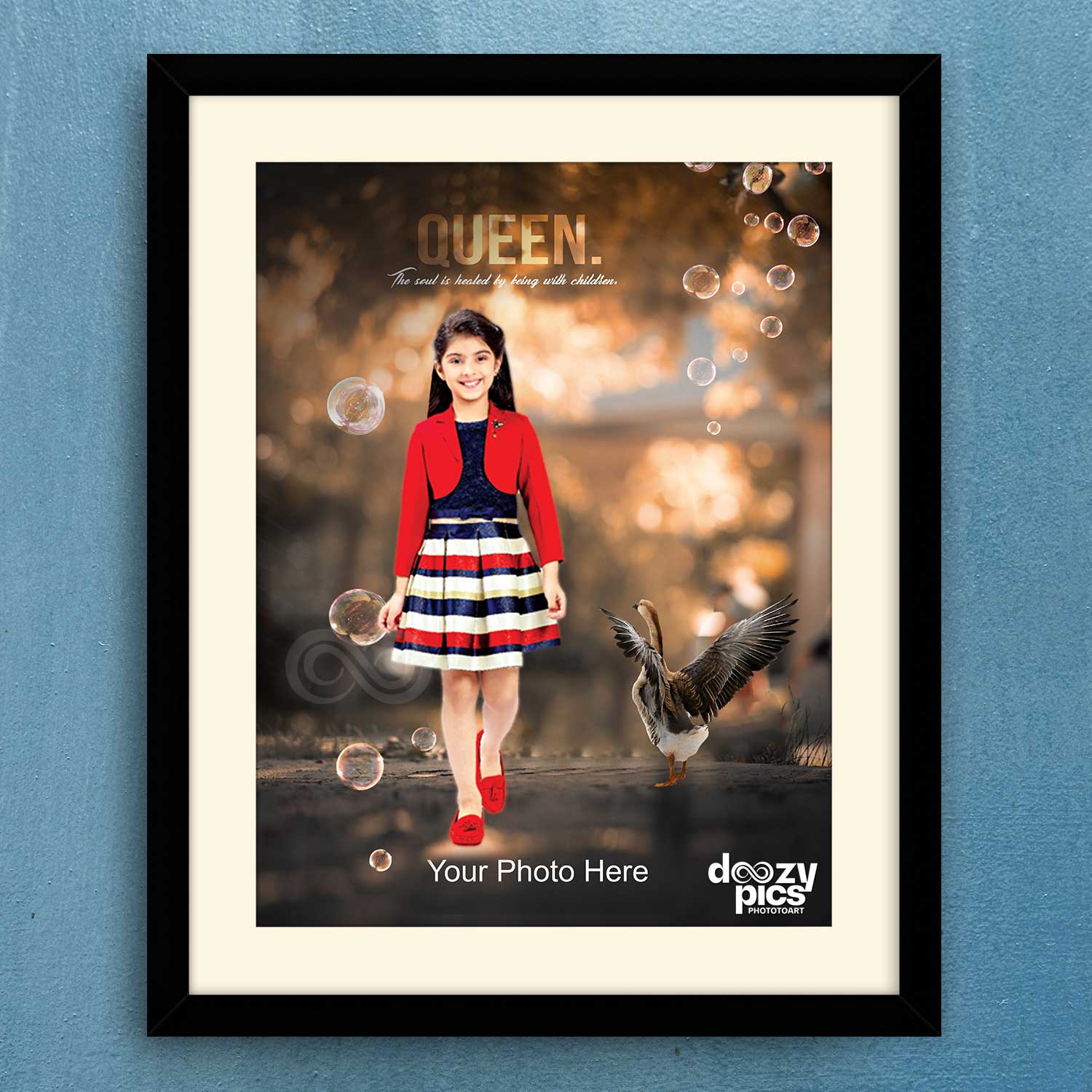 Queen Kid Print Poster