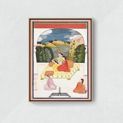 Radha Krishna - Canvas Float Frame-18"X24"