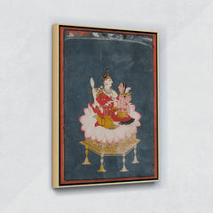 Shivji-Parivar- Canvas Float Frame-18"X24"