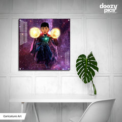 Avengers Dr Strange as a Kid Caricature Art