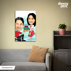 Personalised Birthday Caricature