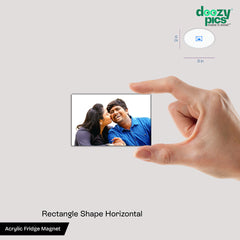 Acrylic Horizontal Fridge Magnet