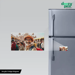 Acrylic Horizontal Fridge Magnet