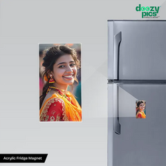 Acrylic Portrait Shape Fridge Magnet