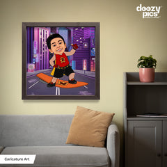 Mighty Raju Caricature Art