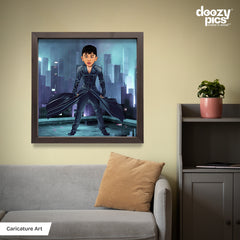 Krish as a Kid Caricature Art