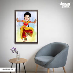 Classical Dancer Caricature Art