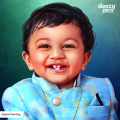 Digital Painting With Frame