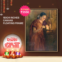 Haldankar - Canvas Float Frame-18"X24"