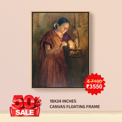 Haldankar - Canvas Float Frame-18"X24"