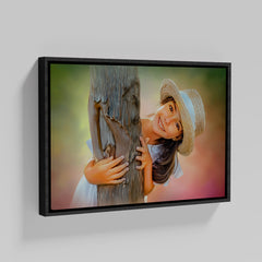 Digital Painting - Canvas Floating Frame