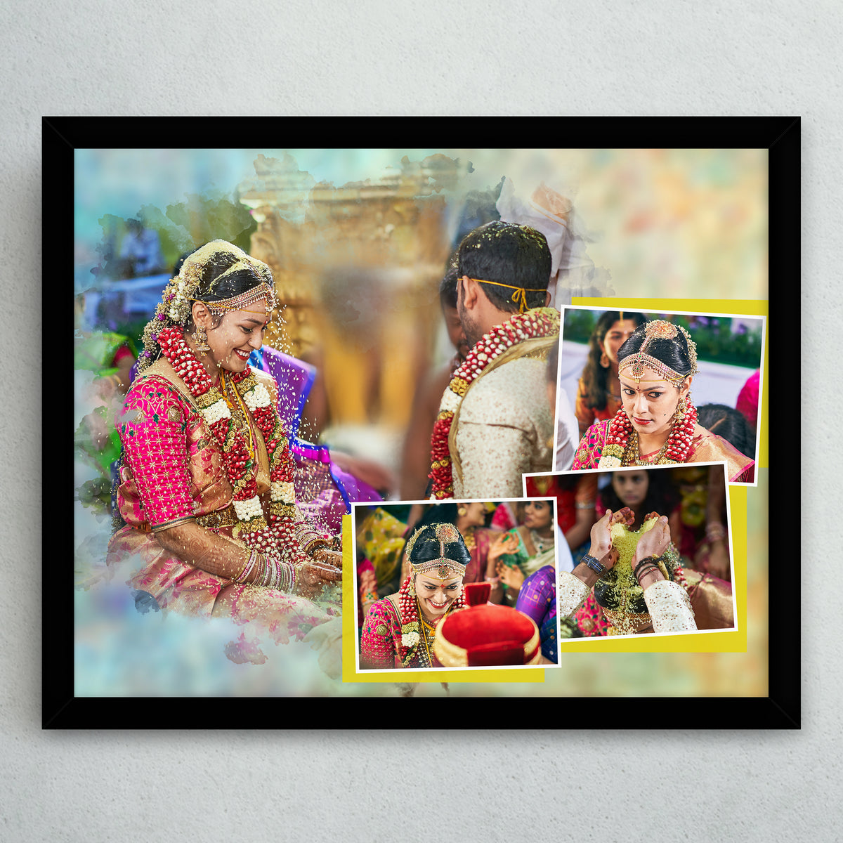 Marriage Layout My Wedding Memories Photo Collage