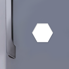 Acrylic Hexagonal Fridge Magnet