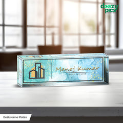 Premium Acrylic Desk Name Plate – 25MM Thick | Chief Engineer