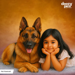 Pet Portraits Digital painting