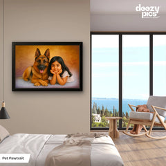 Pet Portraits Digital painting