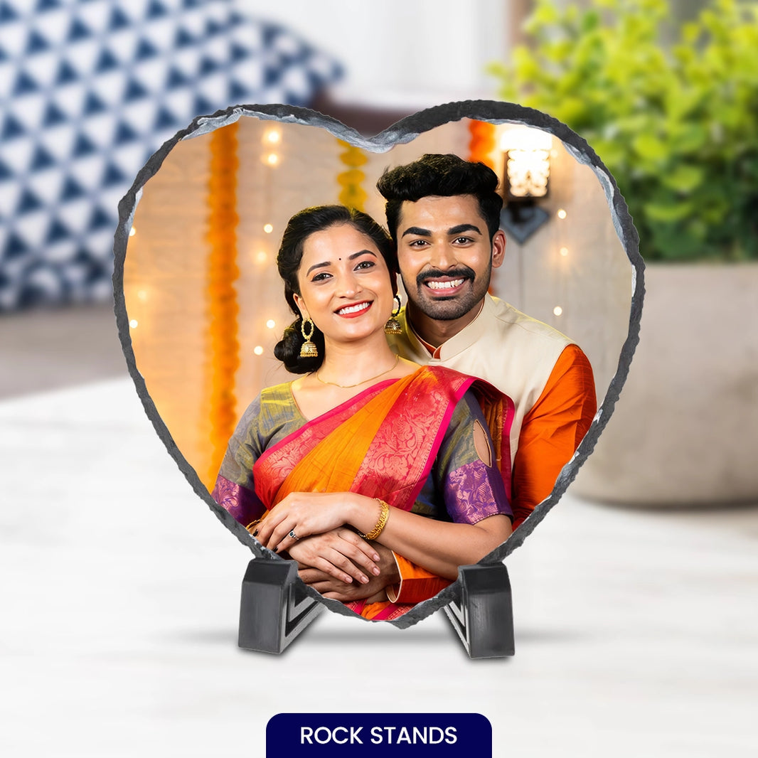 Rock Stands – Personalized Stone Photo Frames & Keepsakes