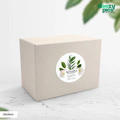 Custom Round Sticker labels | Metallic Shine