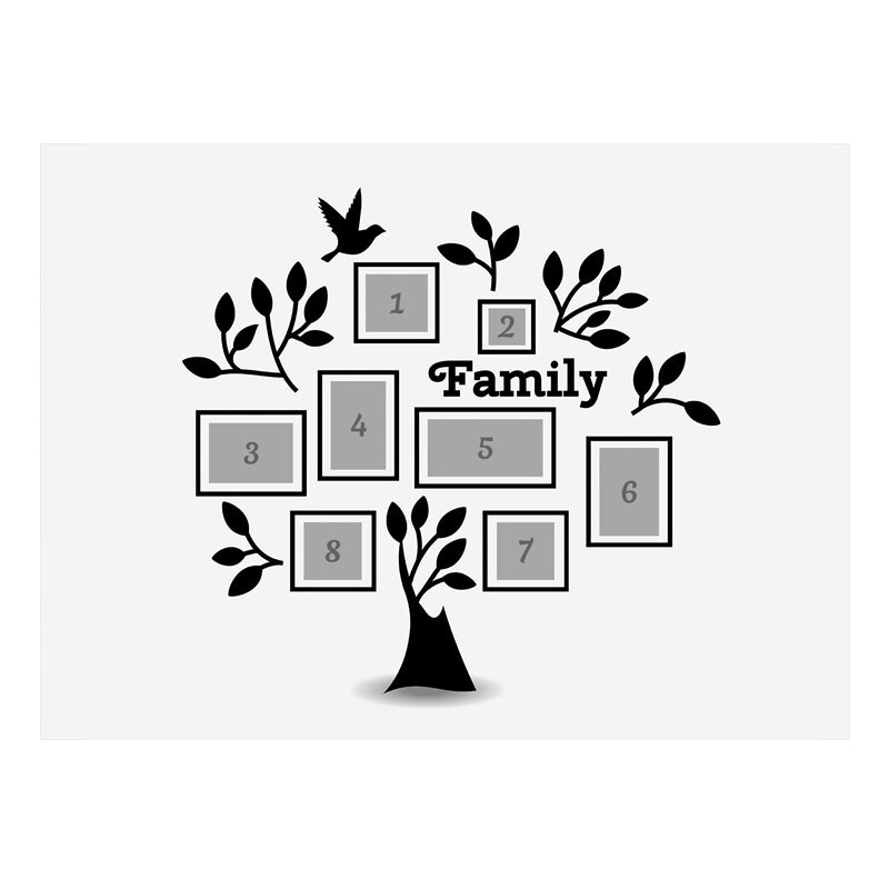 Family Tree Collage Frame 1 | Personalized Family Tree Collage Frame ...