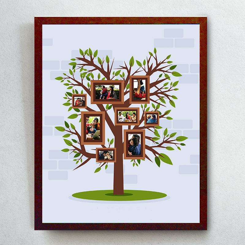 Family Tree Collage Frame 2 | Personalized Family Tree Collage Frame ...