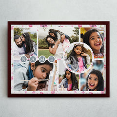 Kids Collage Frame With Name