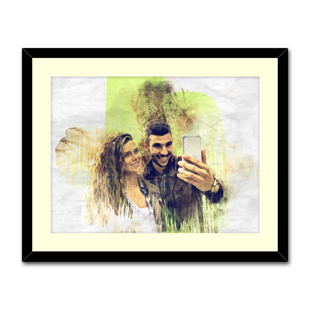 Personalized Artistic Water Color Effect