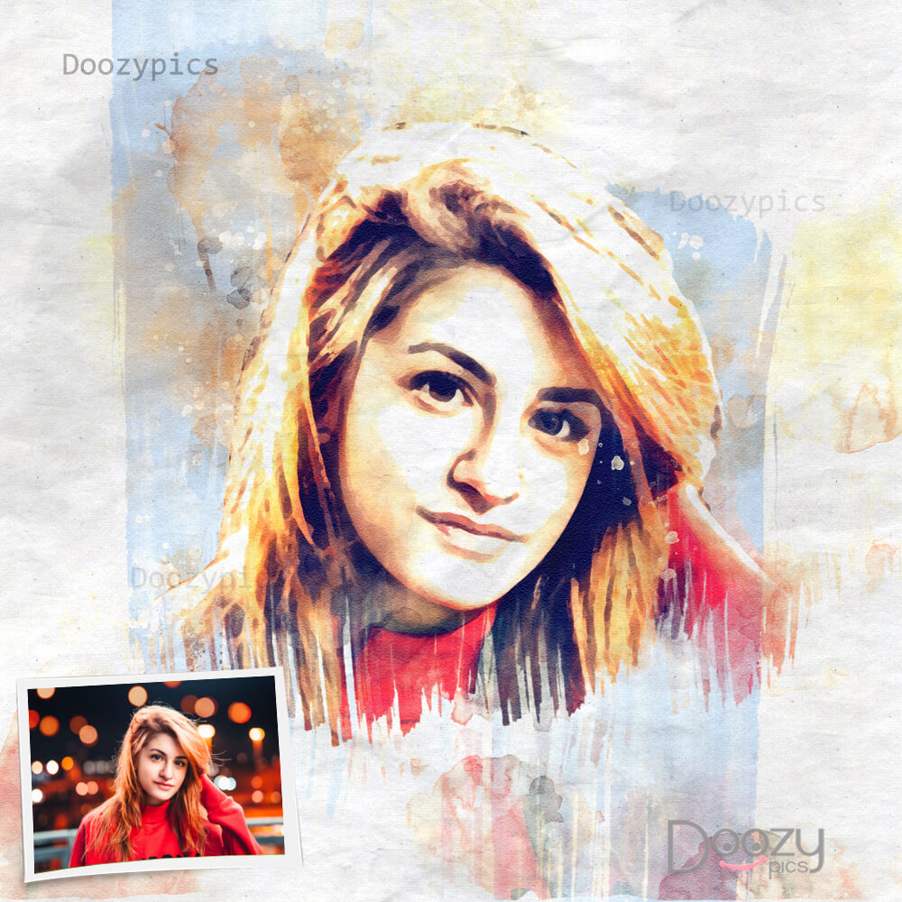 Personalized Artistic Water Color Effect