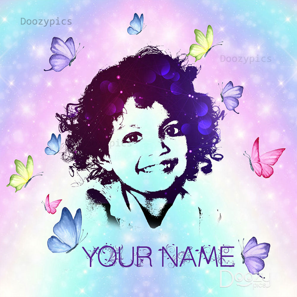Personalized Butterflies Effect Abstract