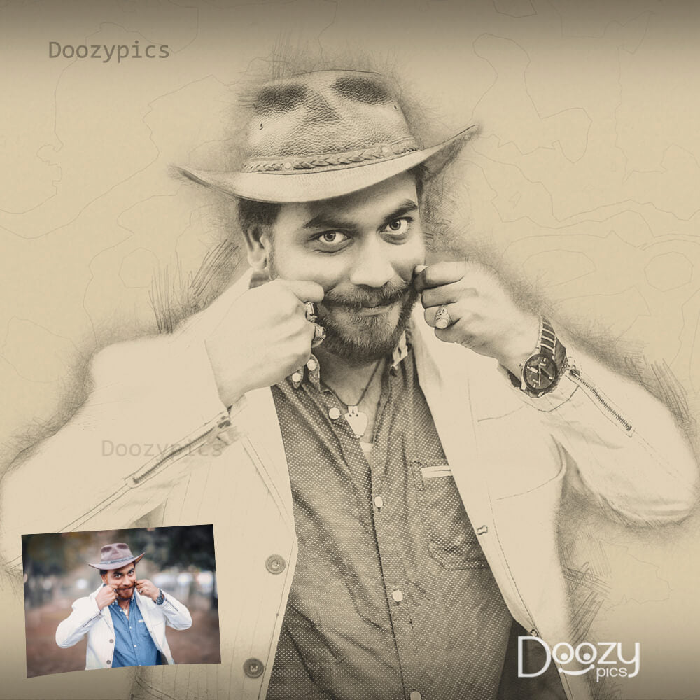Personalized Hand Drawn Effect
