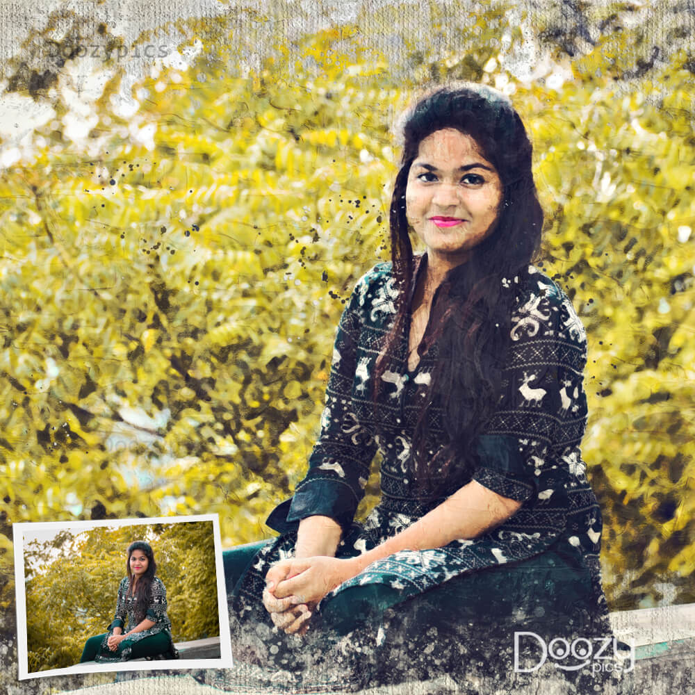 Personalized Impasto Oil Paint Effect