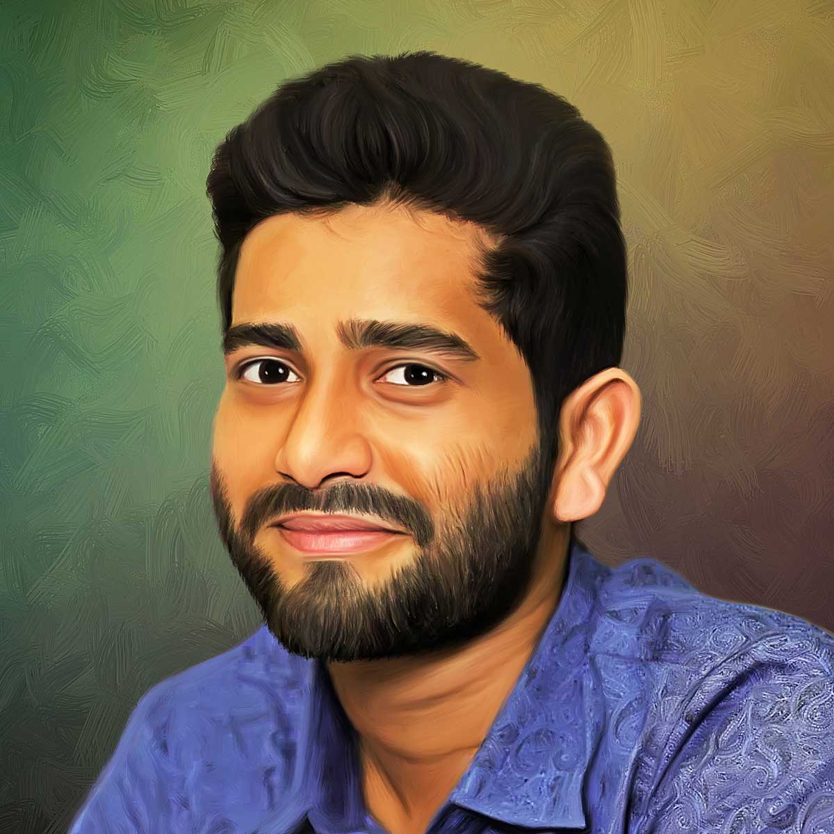 Oil Painting With Frame