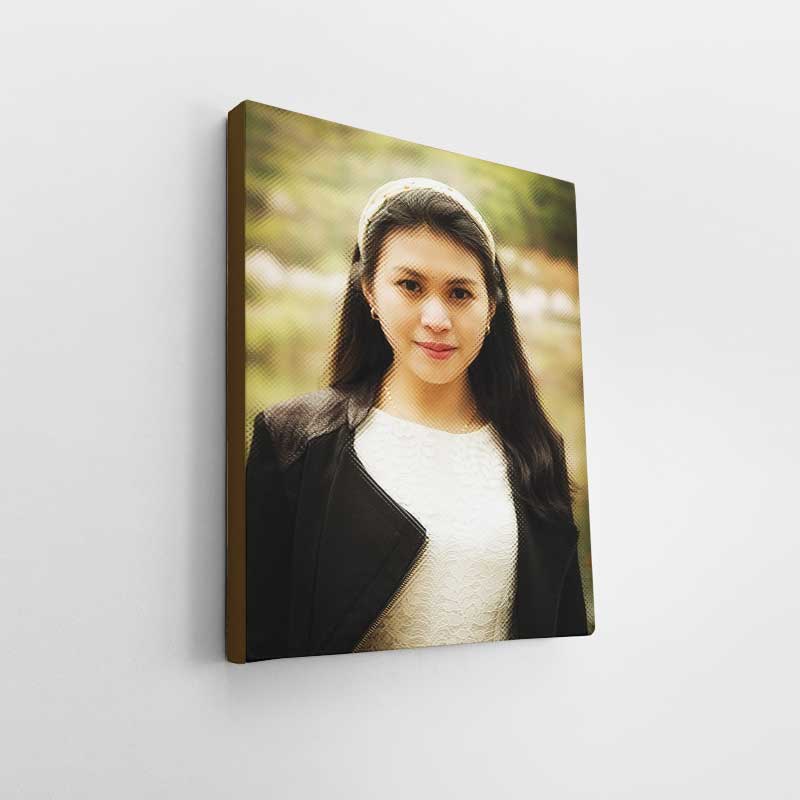 Personalized Glass Painting Effect Gallery Wrap with Canvas