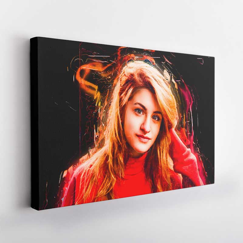 Personalized Hyperfuze Effect Gallery Wrap with Canvas