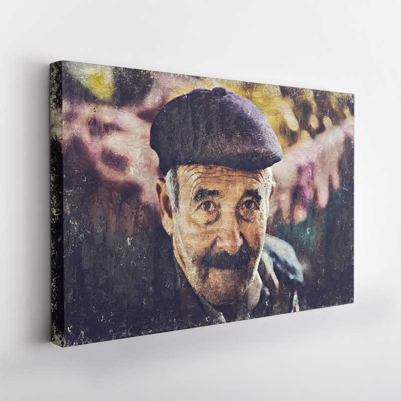 Personalized Impasto Oil Paint Effect Gallery Wrap with Canvas