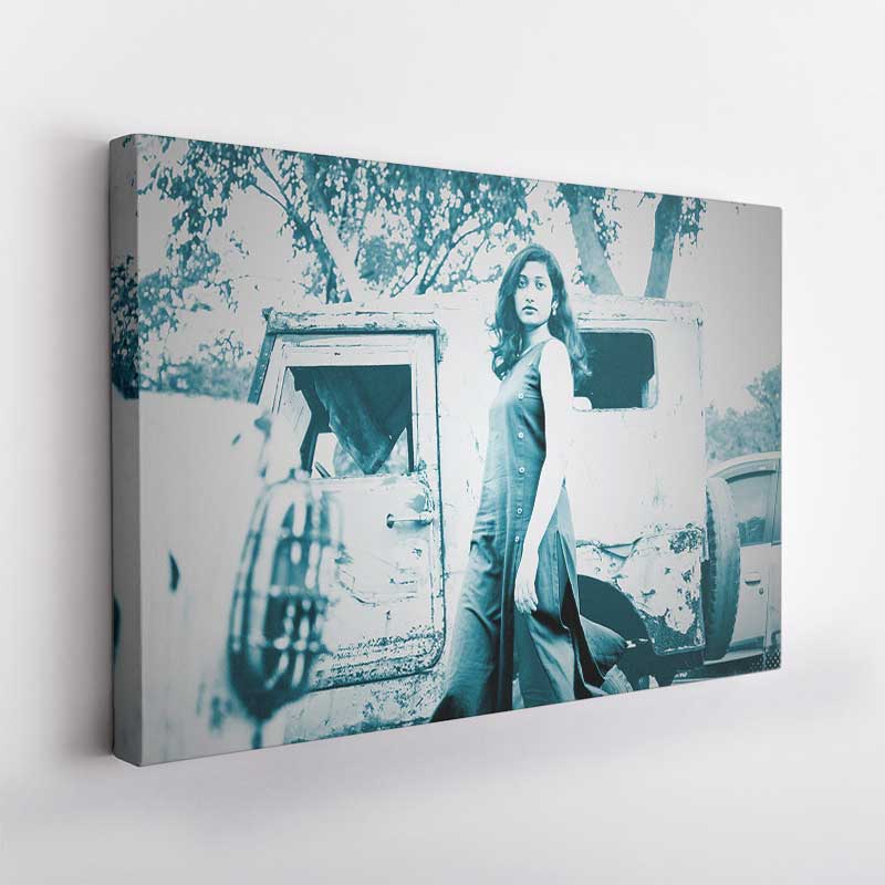 Personalized Pinhole Photography Effect Gallery Wrap with Canvas