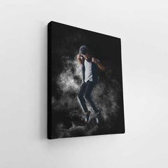 Personalized Smoke Animation Effect Gallery Wrap with Canvas