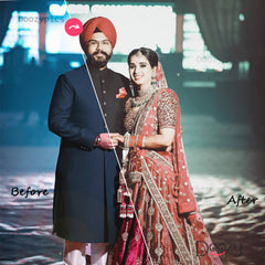 Personalized Vintage Wedding Effect
