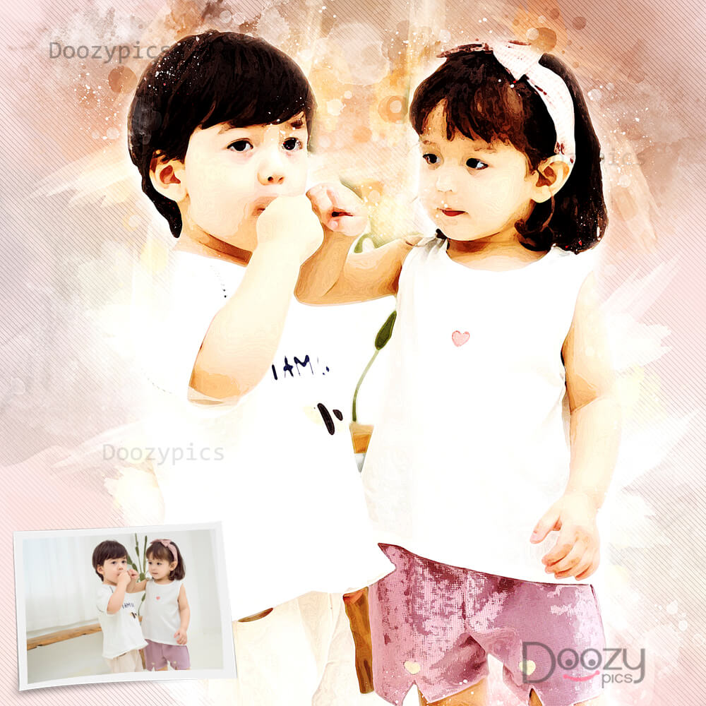 Personalized Watercolor Effect